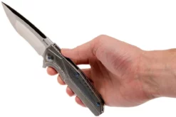 Reate K4 Grey, Damascus Inlay, M390 Satin Finish Navaja -ES Cuchillos Ventas 2024 RTK4 DAM SF 09 reate rtk4 dam sf 09