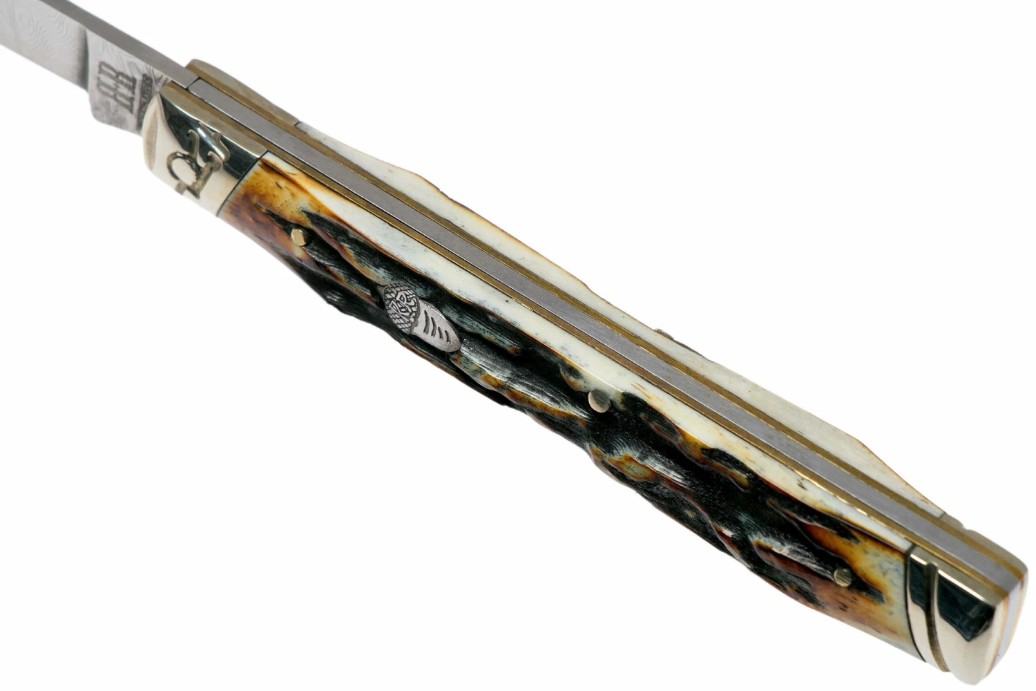 Rough Ryder Doctors Knife Cinnamon Stag RR2158 Damascus Navaja Slipjoint 7 Rough Ryder Doctors Knife Cinnamon Stag RR2158 Damascus Navaja Slipjoint - Imagen 7