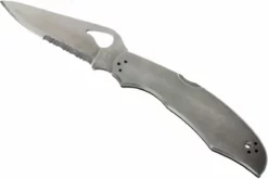 Spyderco Byrd Cara Cara SS, 2a Generación, Parcialmente Dentado