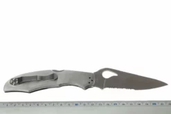 Spyderco Byrd Cara Cara SS, 2a Generación, Parcialmente Dentado -ES Cuchillos Ventas 2024 SPBY03PS 07 spyderco byrd cara cara ss spby03ps d7