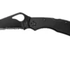 Spyderco Byrd Meadowlark 04BKPS2 Parcialmente Dentado, Negro