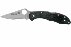 Spyderco Delica 4 Thin Red Line C11FPSBKRD Navaja