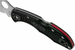 Spyderco Delica 4 Thin Red Line C11FPSBKRD Navaja -ES Cuchillos Ventas 2024 SPC11FPSBKRD 07 spyderco scaled