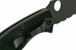 Spyderco Tenacious Lightweight Black C122PSBBK FRN Navaja Parcialmente Dentada -ES Cuchillos Ventas 2024 SPC122PSBBK 06 spyderco scaled