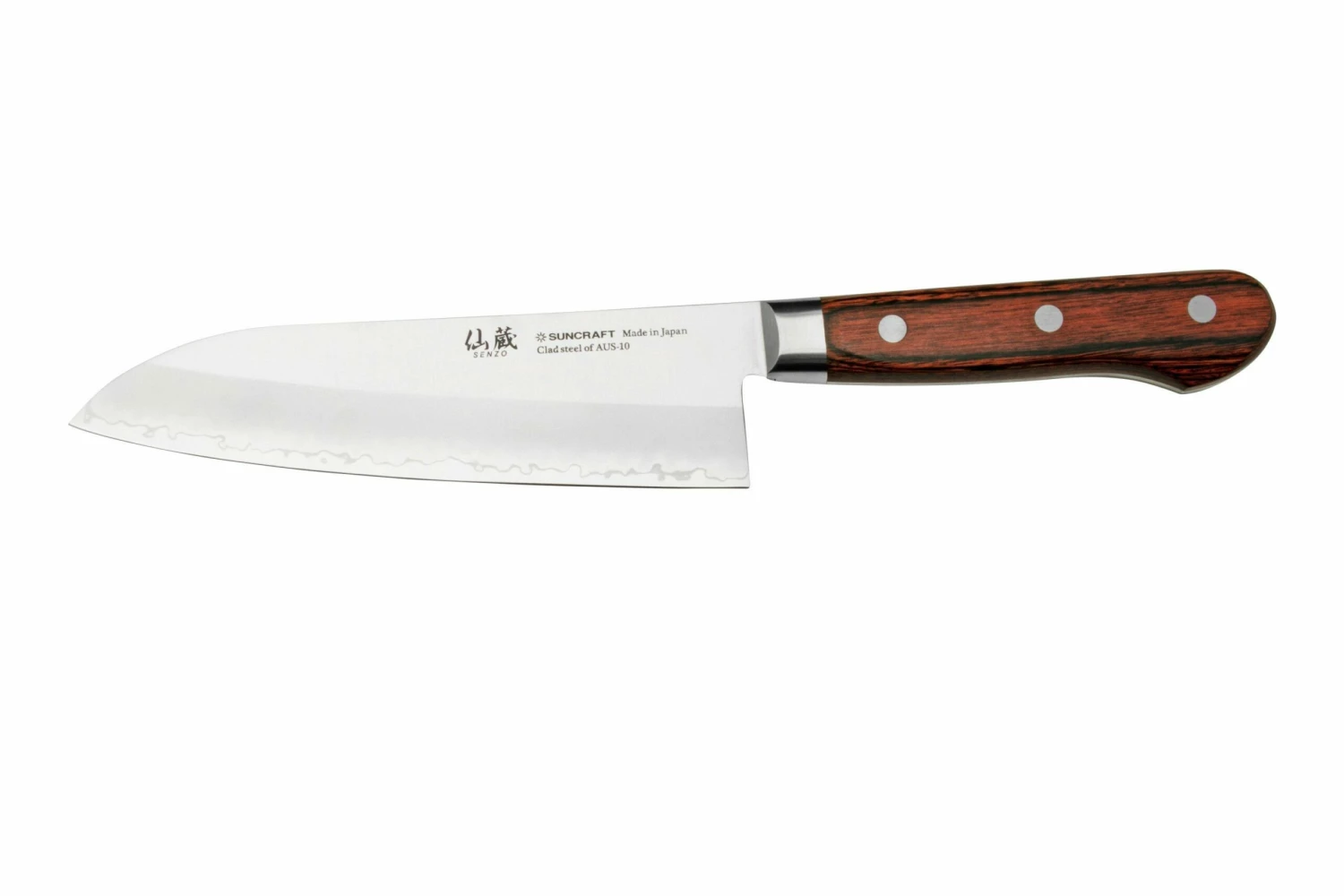 Suncraft Senzo Clad AS-01 Santoku 16,5 Cm 1 Suncraft Senzo Clad AS-01 Santoku 16,5 Cm