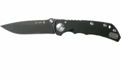 Spartan Blades Harsey Folder, Black PVD, Silver Hardware SF5BK-SHW Navaja