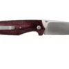 Viper Dan 1 5928CBR Burgundy Micarta N690, Drop-point