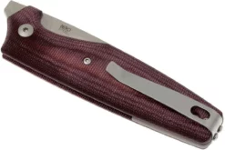 Viper Dan 1 5928CBR Burgundy Micarta N690, Drop-point -ES Cuchillos Ventas 2024 VPV5928CBR 04 viper dan 1 vpv5928cbr 04