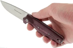 Viper Dan 1 5928CBR Burgundy Micarta N690, Drop-point -ES Cuchillos Ventas 2024 VPV5928CBR 08 viper dan 1 vpv5928cbr 08