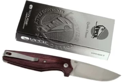 Viper Dan 1 5928CBR Burgundy Micarta N690, Drop-point -ES Cuchillos Ventas 2024 VPV5928CBR 09 viper dan 1 vpv5928cbr 09