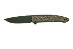 WE Knife Smooth Sentinel WE20043-6 Titanium Copper Foil Fibra De Carbono, Navaja