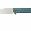 WE Knife Shakan Limited Edition WE20052C-1 Blue/Black Machined Titanium, Navaja