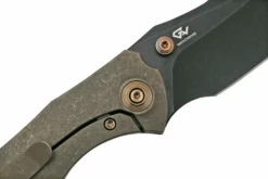 WE Knife High-Fin, WE22005-2, Bronze Titanium, Black CPM-20CV Navaja -ES Cuchillos Ventas 2024 WKWE22005 2 05 weknife scaled