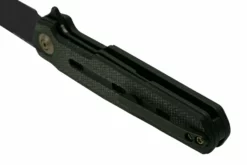 WE Knife Navo Black Canvas Micarta, Blackwashed CPM 20CV WE22026-1 Navaja, Diseño De Ostap Hel -ES Cuchillos Ventas 2024 WKWE22026 1 04 weknife scaled