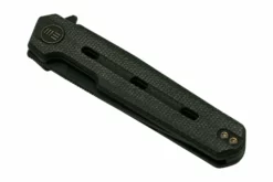 WE Knife Navo Black Canvas Micarta, Blackwashed CPM 20CV WE22026-1 Navaja, Diseño De Ostap Hel -ES Cuchillos Ventas 2024 WKWE22026 1 06 weknife scaled